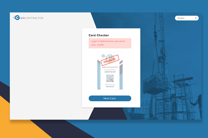 CIF Safety Induction — interface preview