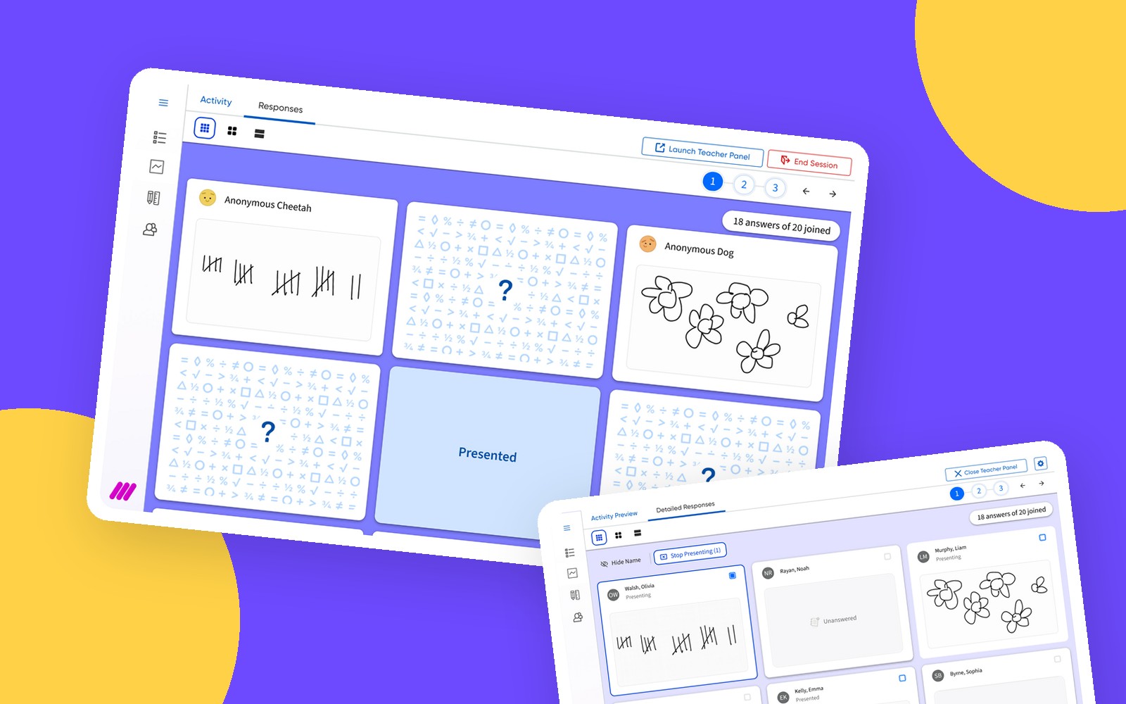 Responses Experience — interface preview